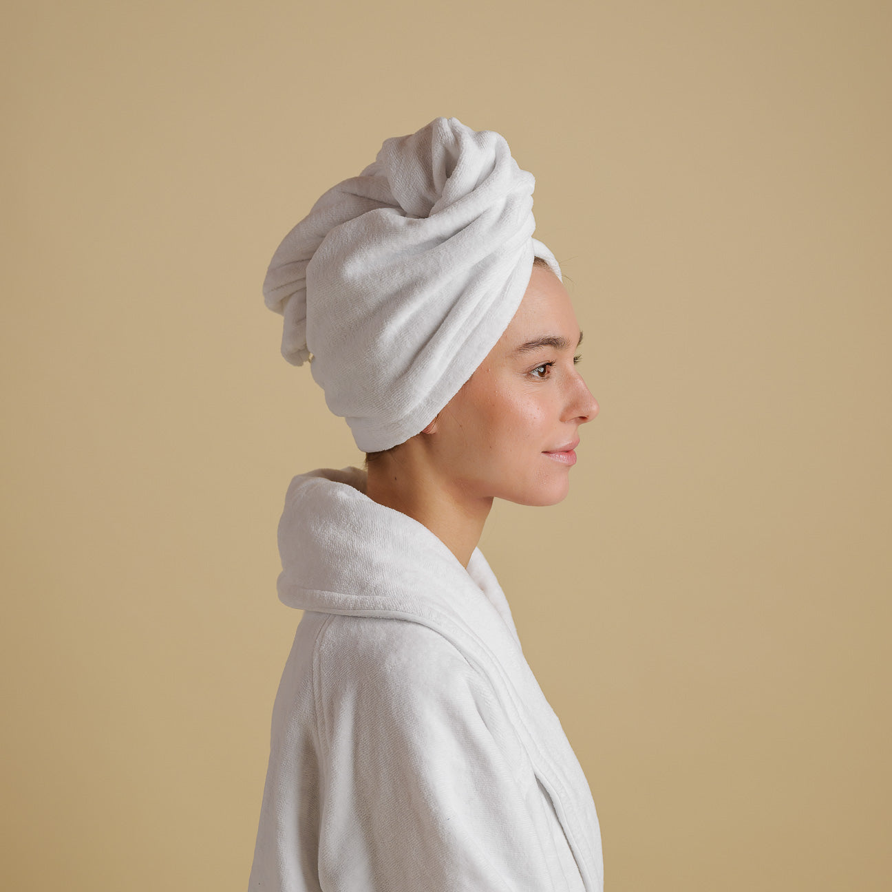 Superior Turban
- One size- White- Cotton - Dalfilo