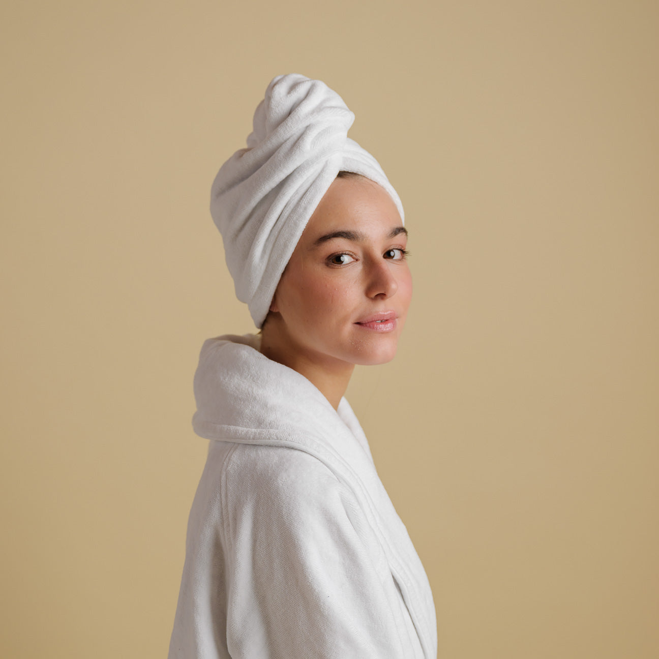 Superior Turban
- One size- White- Cotton - Dalfilo