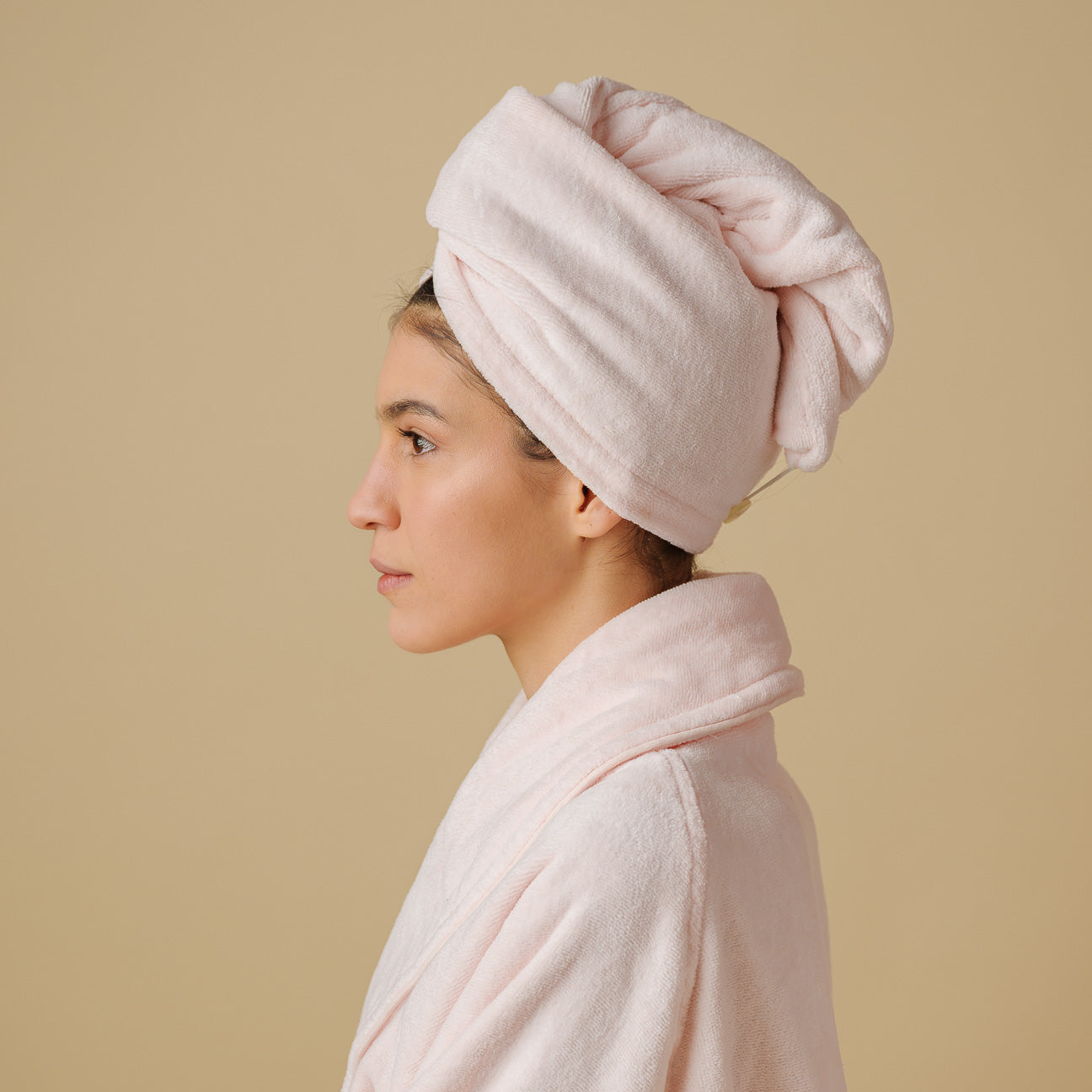 Superior Turban
- One size- Cherry Pink- Cotton - Dalfilo