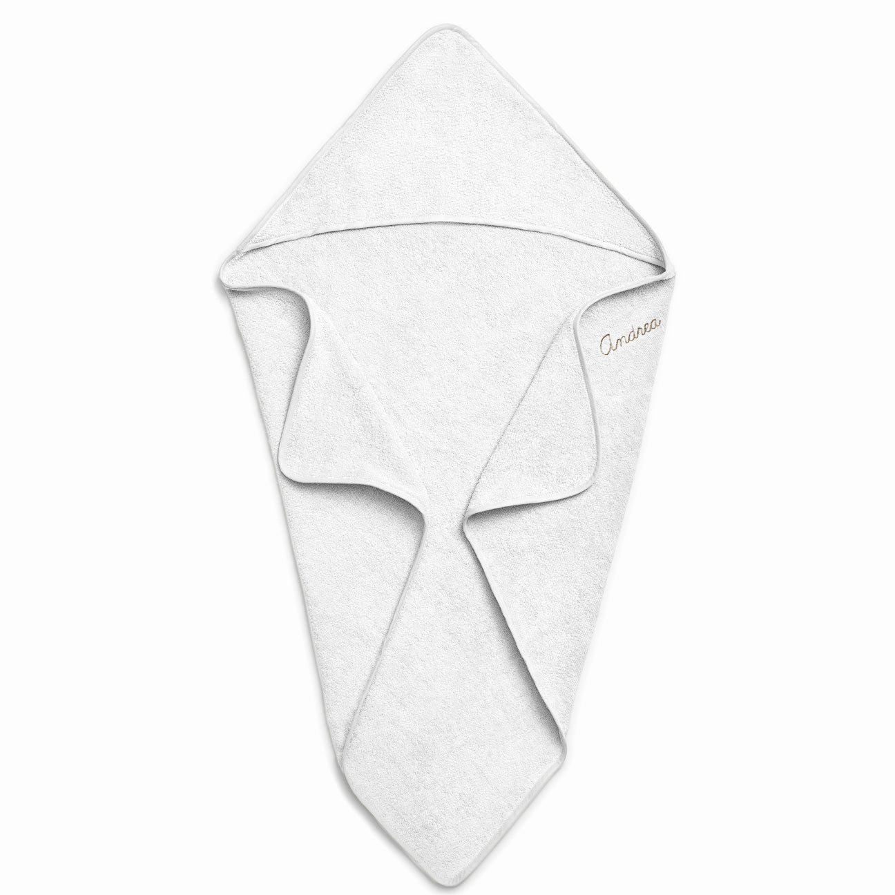 Baby Hooded Towel
- Ages 0-2- White- Cotton - Dalfilo