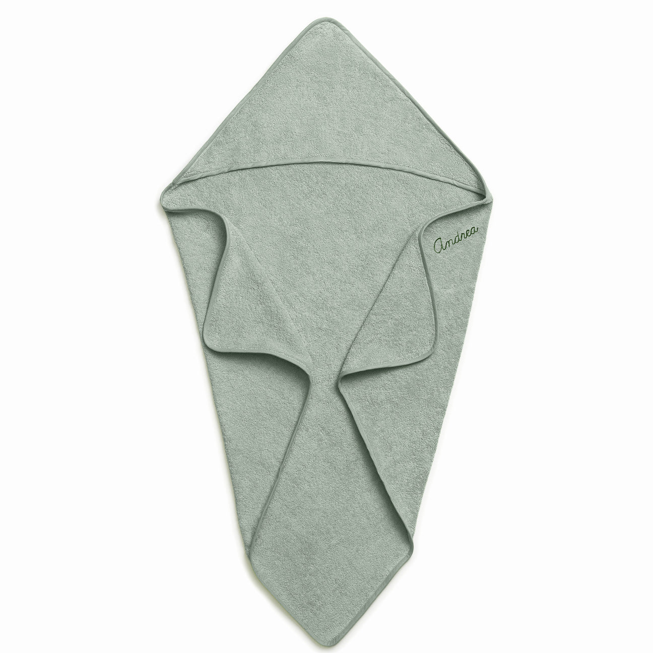 Baby Hooded Towel
- Ages 0-2- Sage green- Cotton - Dalfilo