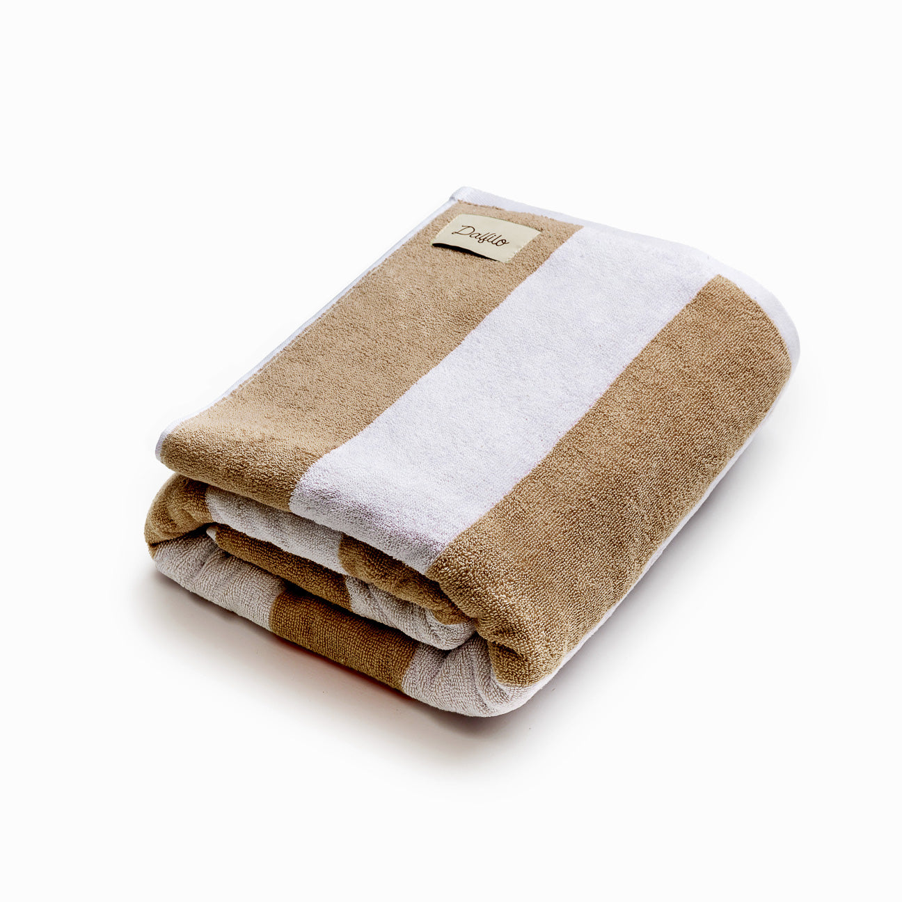 Portofino Beach Towel
- 100x180 cm- Sand- Cotton - Dalfilo