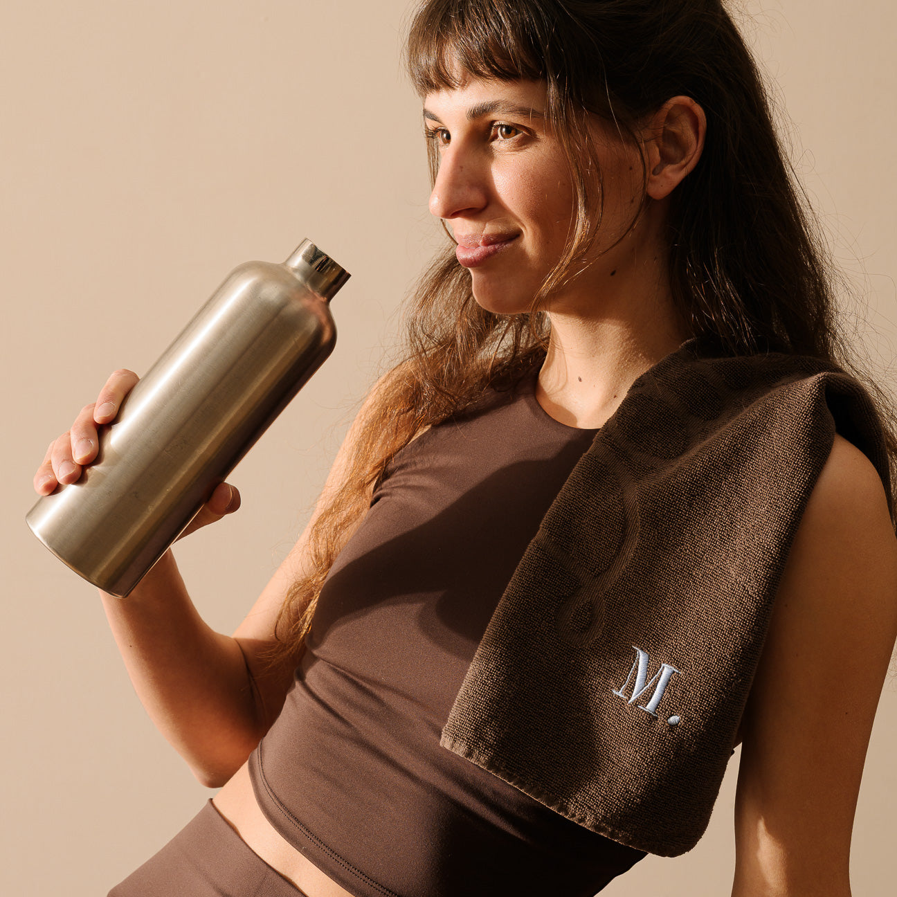 Small sports towel
- 40x60 cm- Ebony- Cotton - Dalfilo