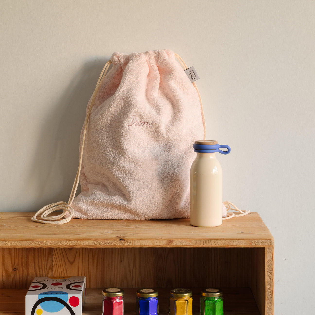 Kids Drawstring Bag
- One Size- White- Cotton - Dalfilo