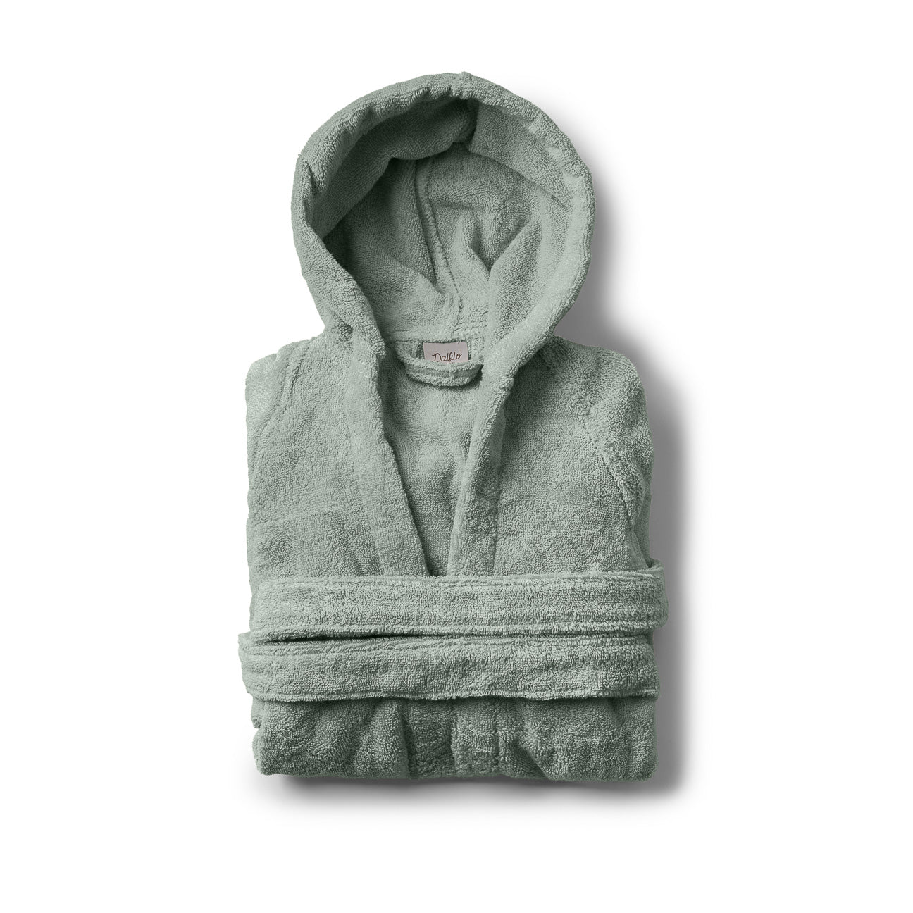 Kids' Hooded Bathrobe
- Ages 4-6- Sage green- Cotton - Dalfilo