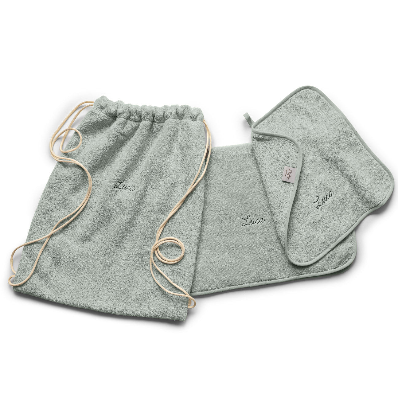 Kids School Set
- One Size- Sage Green- Cotton - Dalfilo