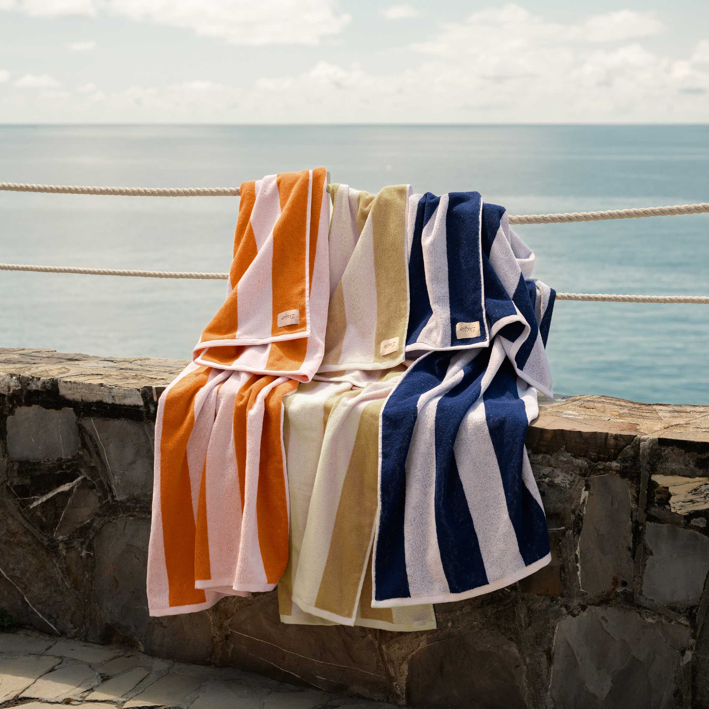 Portofino Beach Towel
- 100x180 cm- Spritz- Cotton - Dalfilo