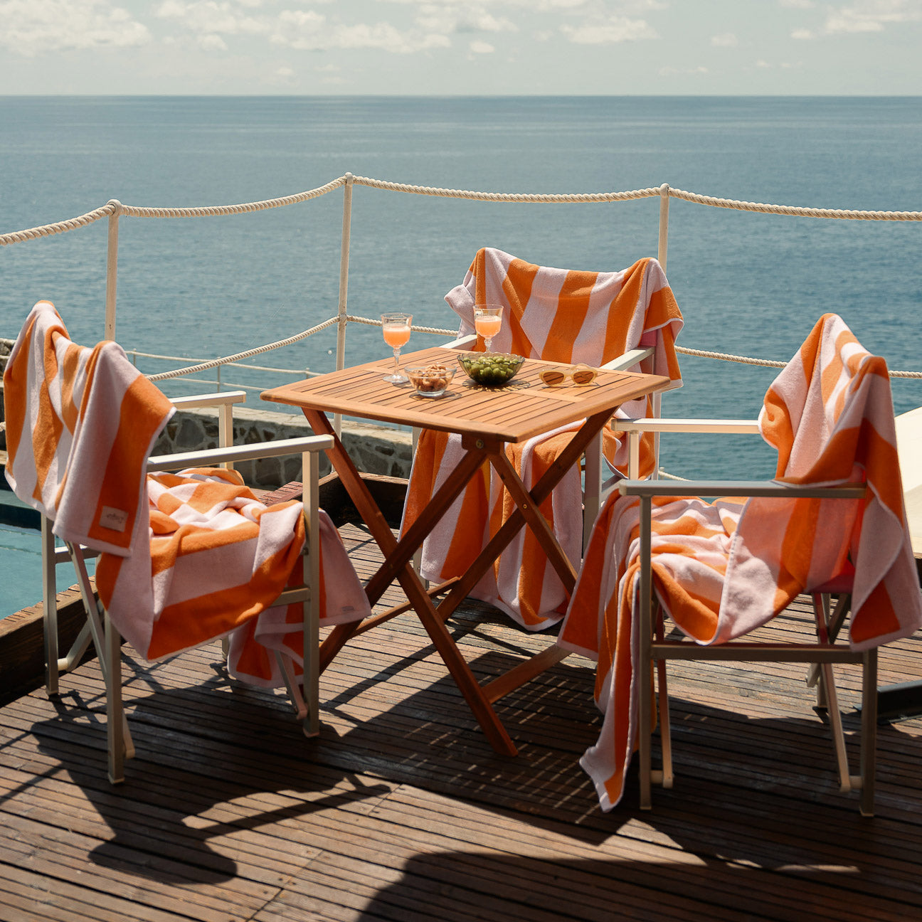 Portofino Beach Towel
- 100x180 cm- Spritz- Cotton - Dalfilo