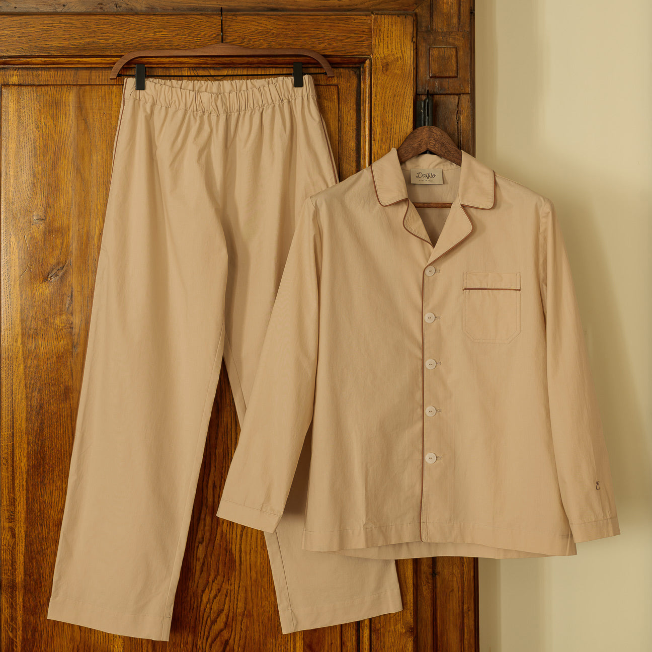 Washed Percale Pyjama Set
- XS- Blush Pink- Percale - Dalfilo