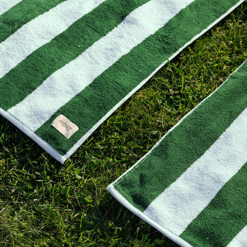 Portofino Beach Towel
- 100x180 cm- Green- Cotton - Dalfilo