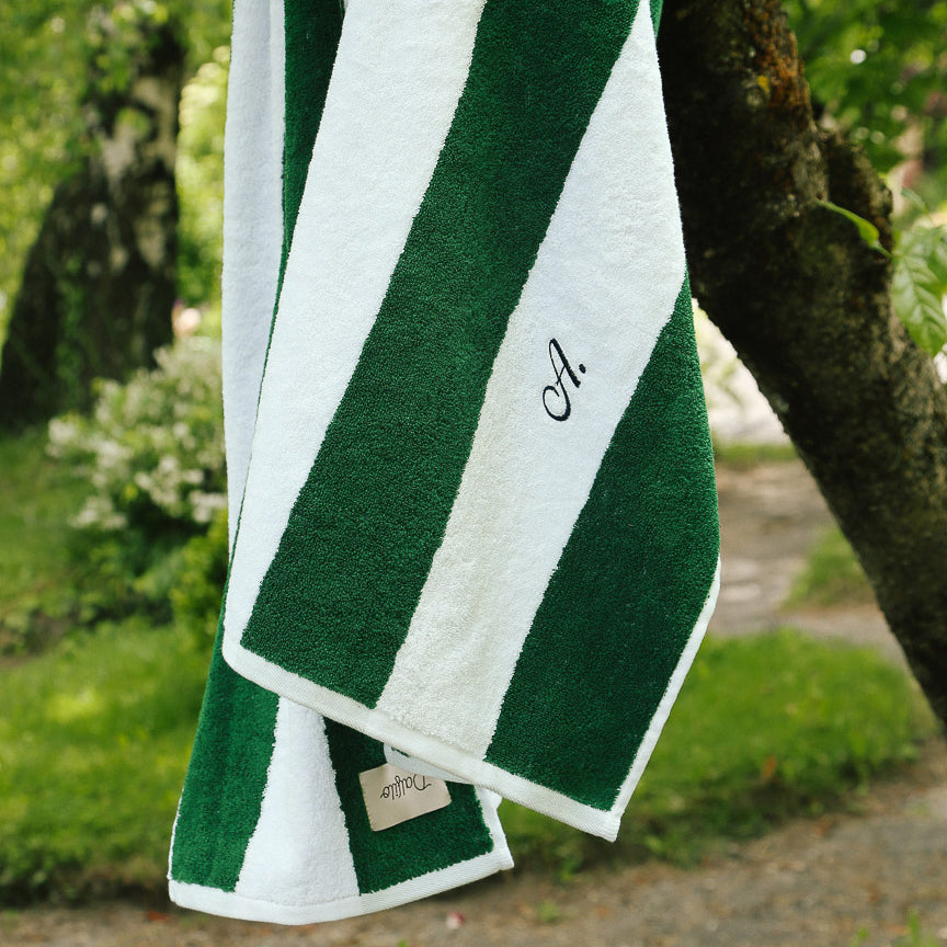 Portofino Beach Towel
- 100x180 cm- Green- Cotton - Dalfilo