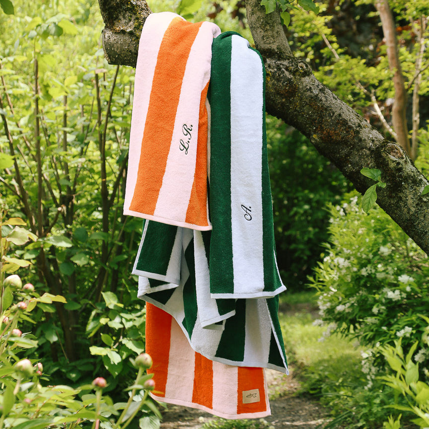 Portofino Beach Towel
- 100x180 cm- Green- Cotton - Dalfilo