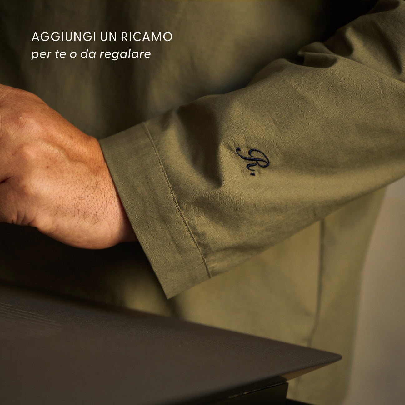 Washed Percale Pyjama Set
- XS- Military Green- Percale - Dalfilo