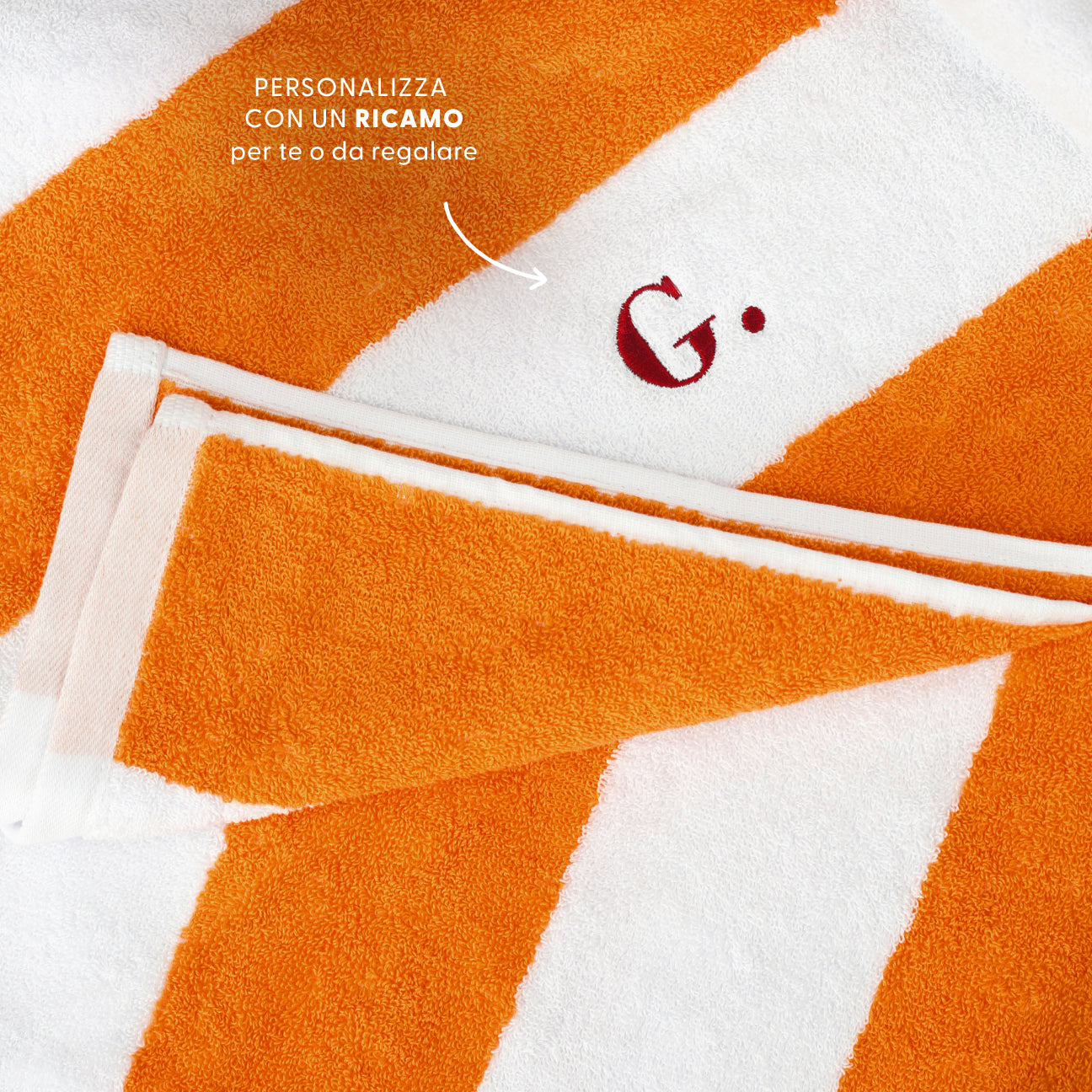 Portofino Beach Towel
- 100x180 cm- Spritz- Cotton - Dalfilo