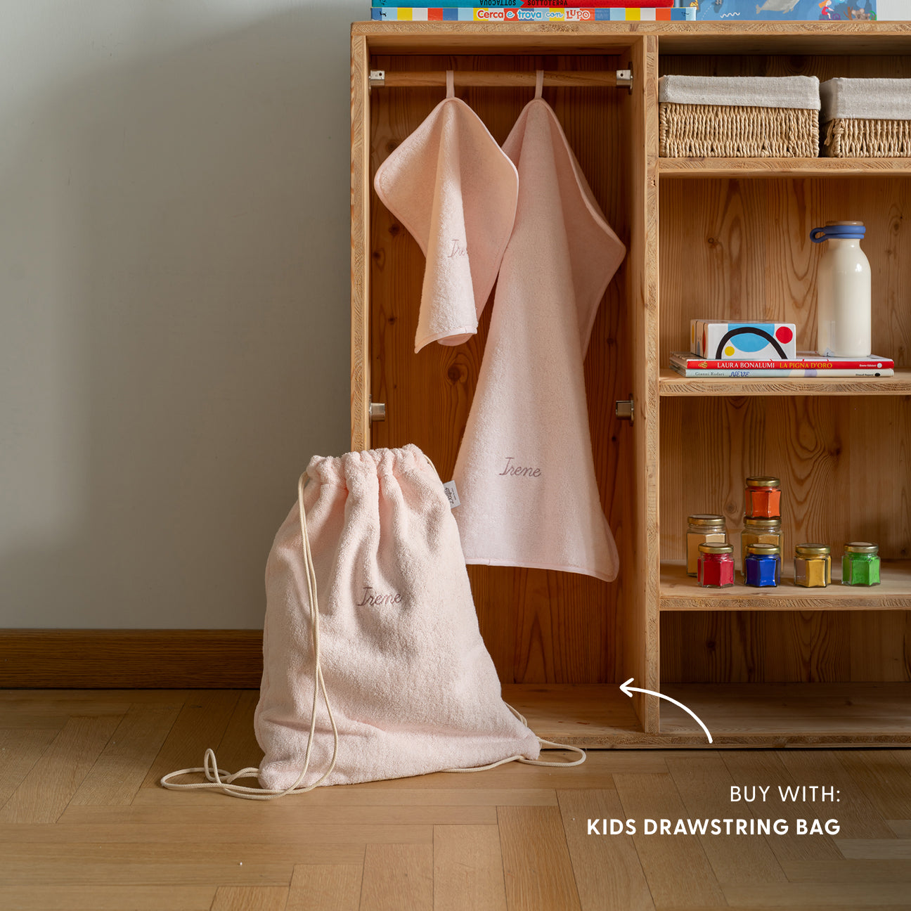 Kids Towel Set
- One Size- Cherry Pink- Cotton - Dalfilo