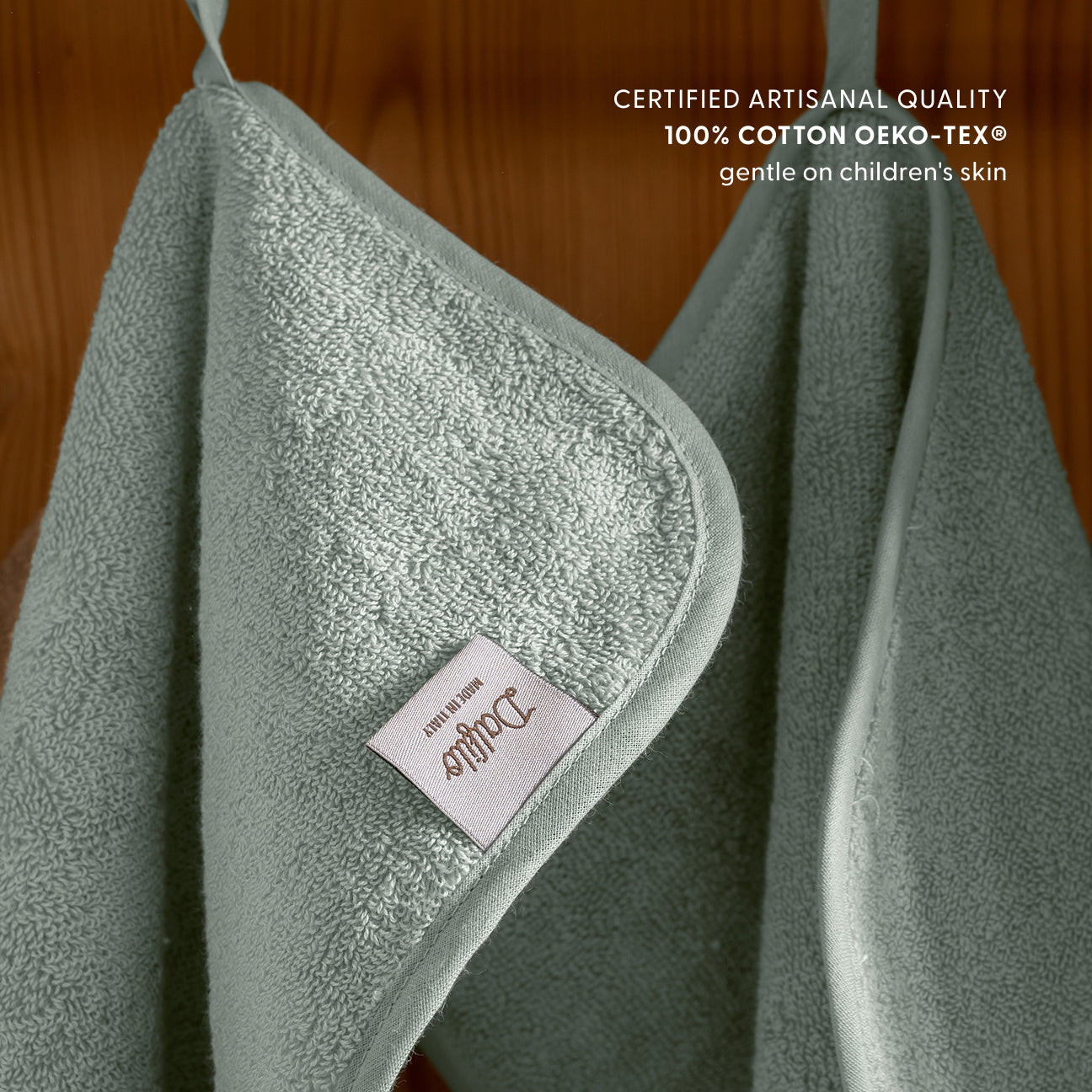 Kids Towel Set
- One Size- Sage Green- Cotton - Dalfilo